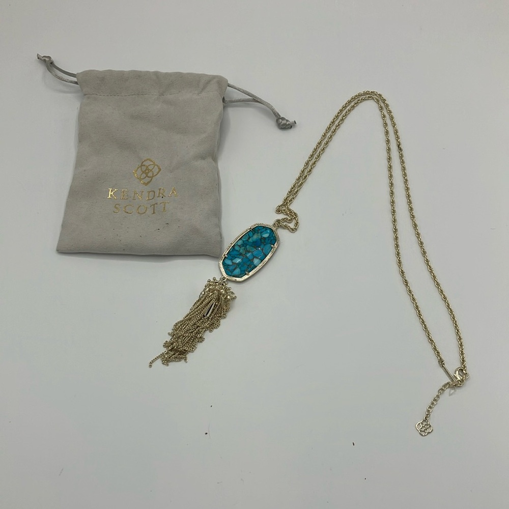Kendra Scott Silver and Blue Necklace Collection